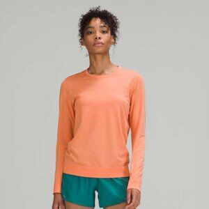 lululemon athletica Orange Long Sleeve Tee